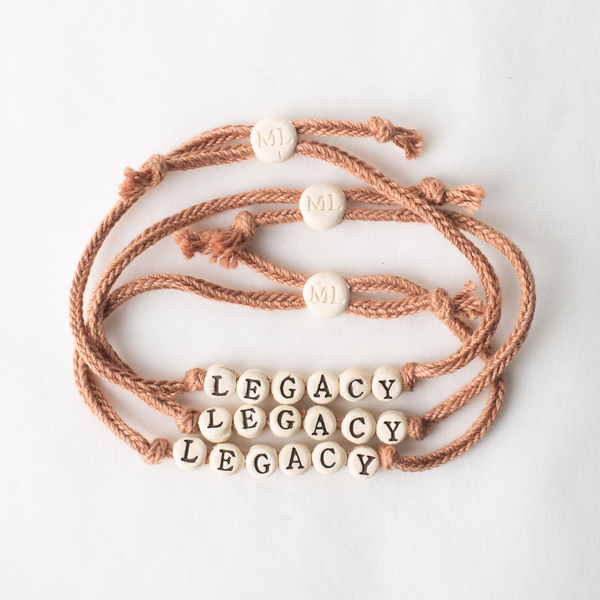 Custom Friendship Bracelets on Hand-woven Cotton Cord
