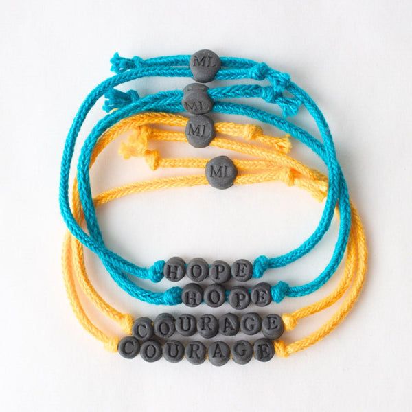 Custom ECLIPSE Friendship Bracelets on Hand-woven Cotton Cord
