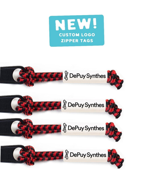 Custom Active Gear Zipper Tags