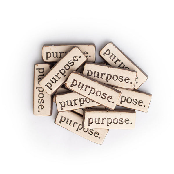 Purpose. Clay Pocket Rock Reminders